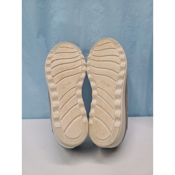 Clarks Sharon Gracie womens suede slip on loafers gray size 7 M 13288 - Picture 6 of 6